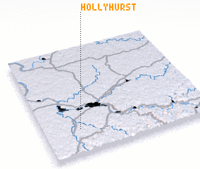 3d view of Hollyhurst