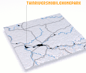 3d view of Twin Rivers Mobile Home Park