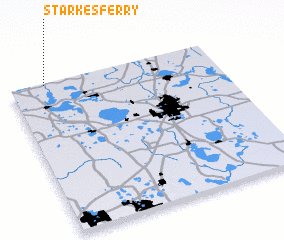 3d view of Starkes Ferry