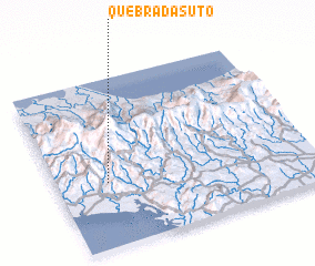 3d view of Quebrada Suto