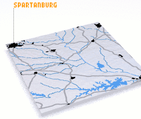 3d view of Spartanburg