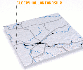 3d view of Sleepy Hollow Township