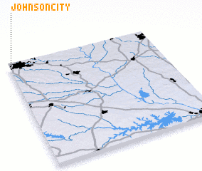 3d view of Johnson City