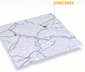 3d view of Pine Creek