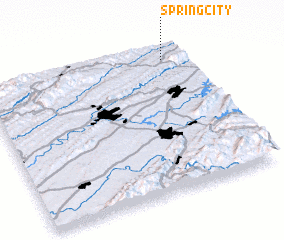 3d view of Spring City