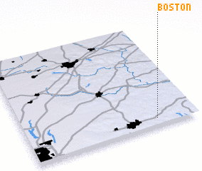 3d view of Boston