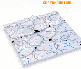 3d view of Green Mountain