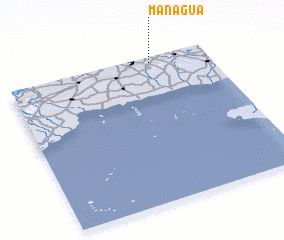 3d view of Managua