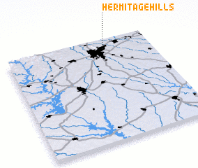 3d view of Hermitage Hills