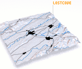 3d view of Lost Cove