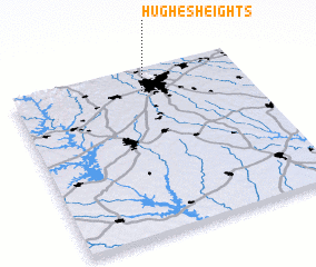 3d view of Hughes Heights
