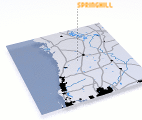 3d view of Spring Hill