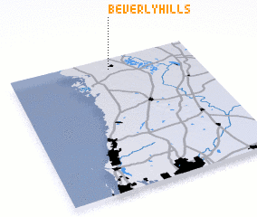 3d view of Beverly Hills