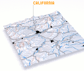 3d view of California