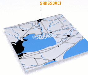 3d view of Sans Souci