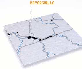 3d view of Royersville