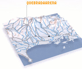 3d view of Quebrada Arena