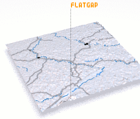 3d view of Flat Gap