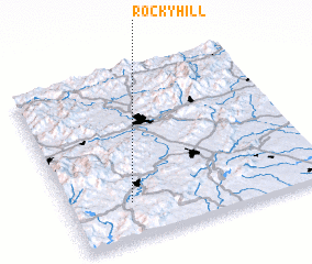 3d view of Rocky Hill