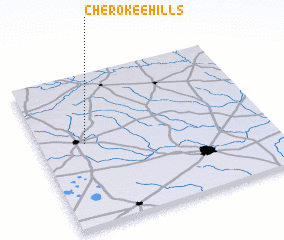 3d view of Cherokee Hills