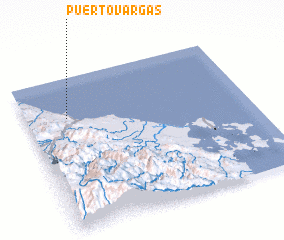 3d view of Puerto Vargas