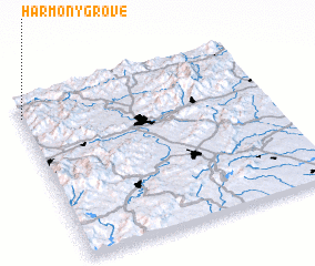 3d view of Harmony Grove