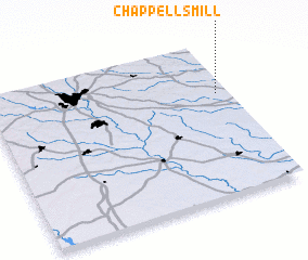 3d view of Chappells Mill