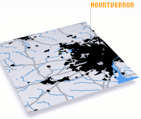 3d view of Mount Vernon