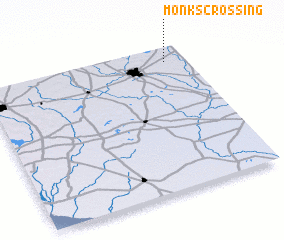 3d view of Monks Crossing