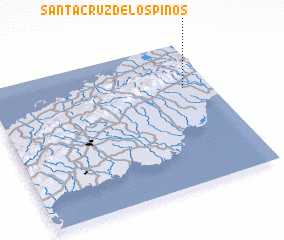 3d view of Santa Cruz de los Pinos