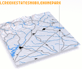 3d view of Trail Creek Estates Mobile Home Park