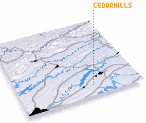 3d view of Cedar Hills