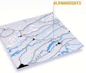 3d view of Alpha Heights