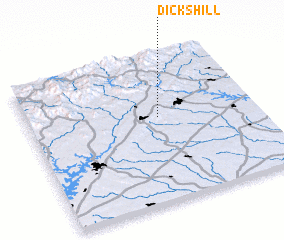 3d view of Dicks Hill