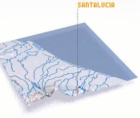 3d view of Santa Lucía