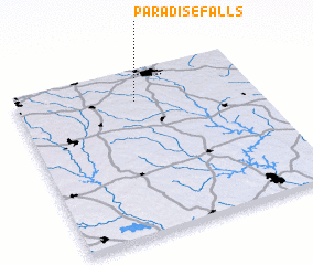 3d view of Paradise Falls