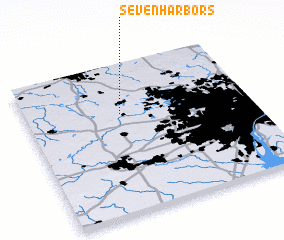 3d view of Seven Harbors