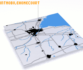 3d view of Five Point Mobile Home Court