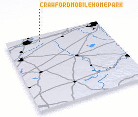 3d view of Crawford Mobile Home Park