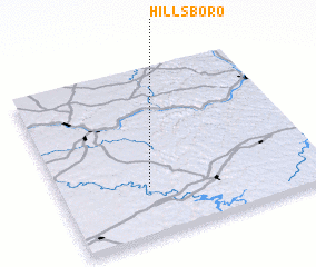 3d view of Hillsboro