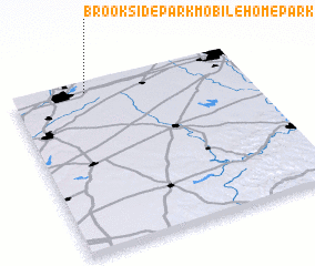 3d view of Brookside Park Mobile Home Park