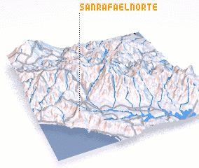 3d view of San Rafael Norte