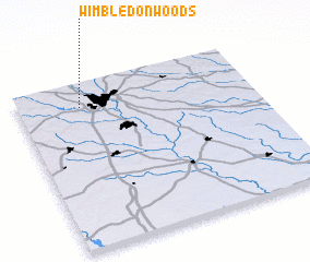 3d view of Wimbledon Woods