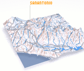 3d view of San Antonio