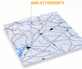 3d view of Marlette Heights