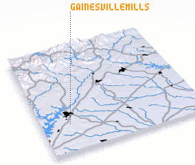 3d view of Gainesville Mills