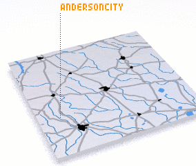 3d view of Anderson City
