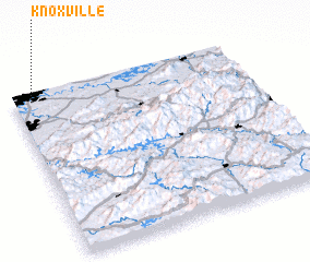 3d view of Knoxville