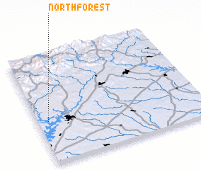3d view of North Forest