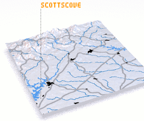 3d view of Scotts Cove